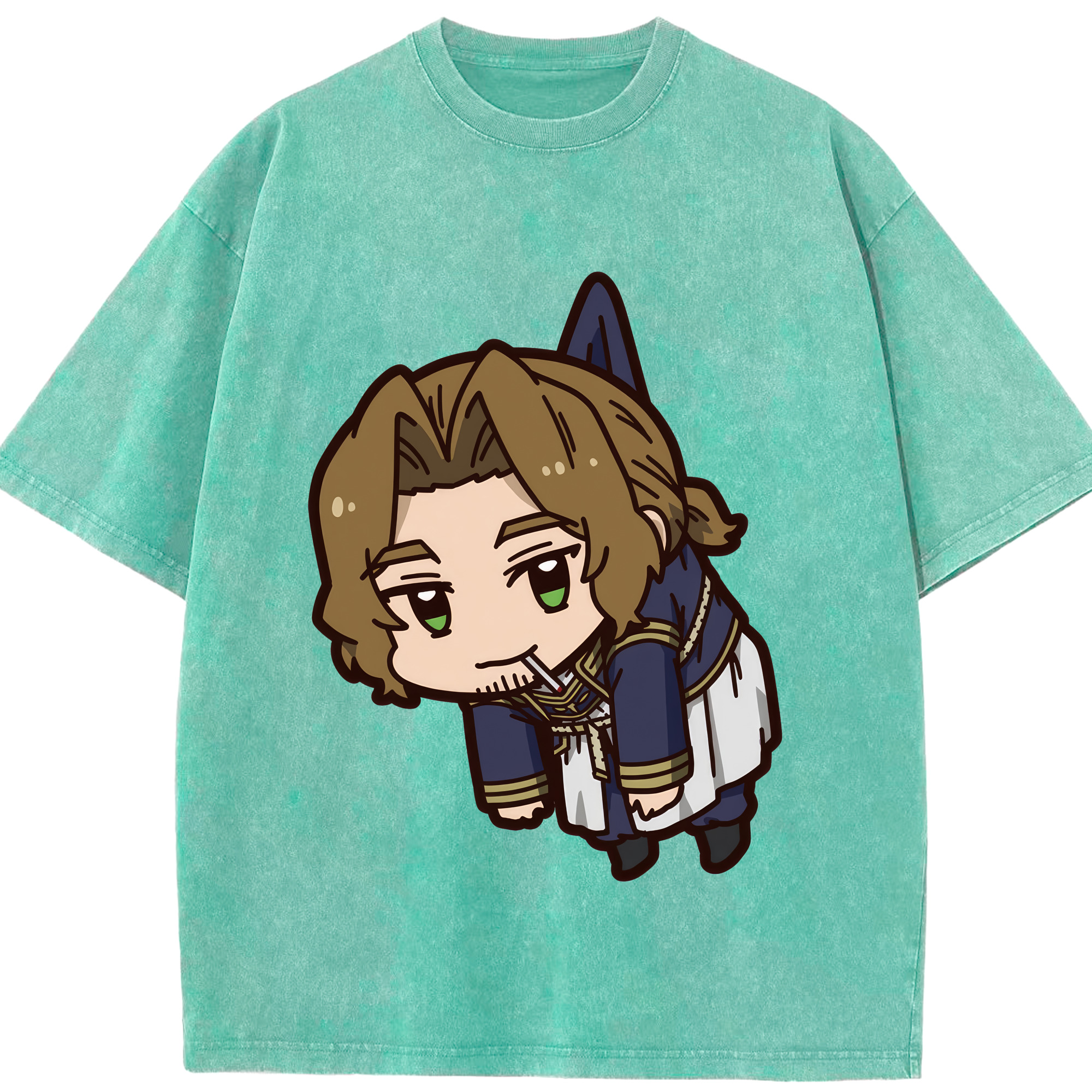 （画像用） 葬送のフリーレン Frieren 綿100% ヴィンテージ風 半袖Tシャツ（フロントプリント）